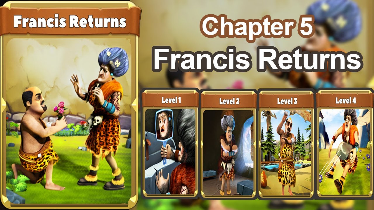 Scary Teacher Stone Age FRANCIS RETURNS Глава 5. Прохождение всех уровней (iOS Android)