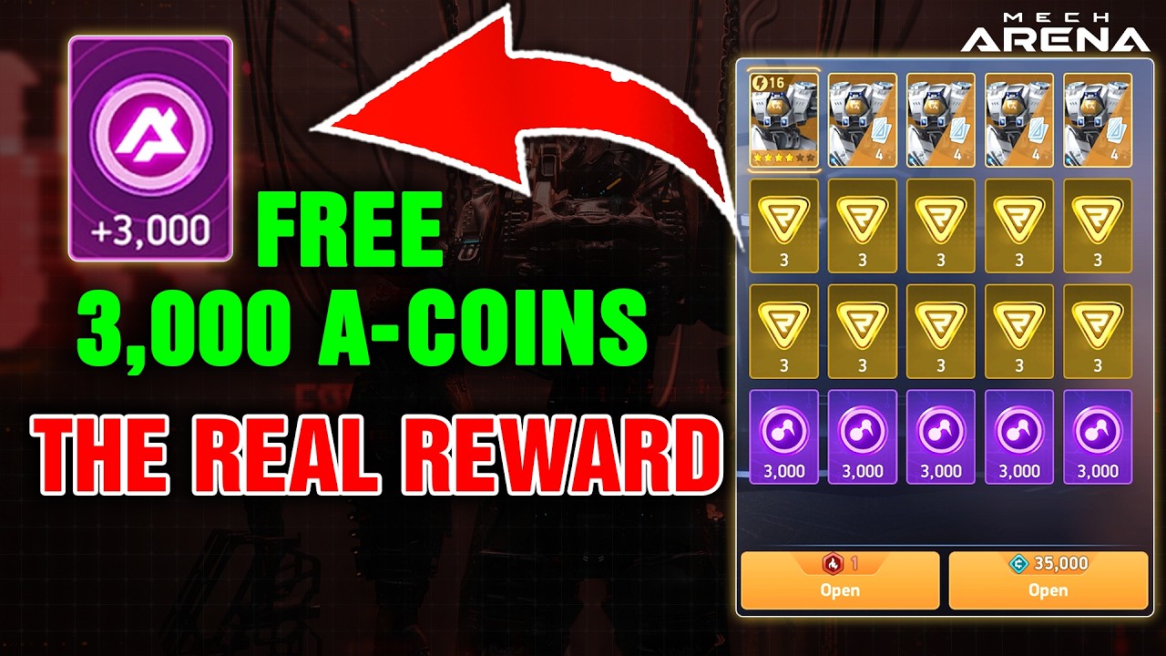 DON'T Skip This! FREE 3,000 A-Coins from Brickhouse? | Mech Arena