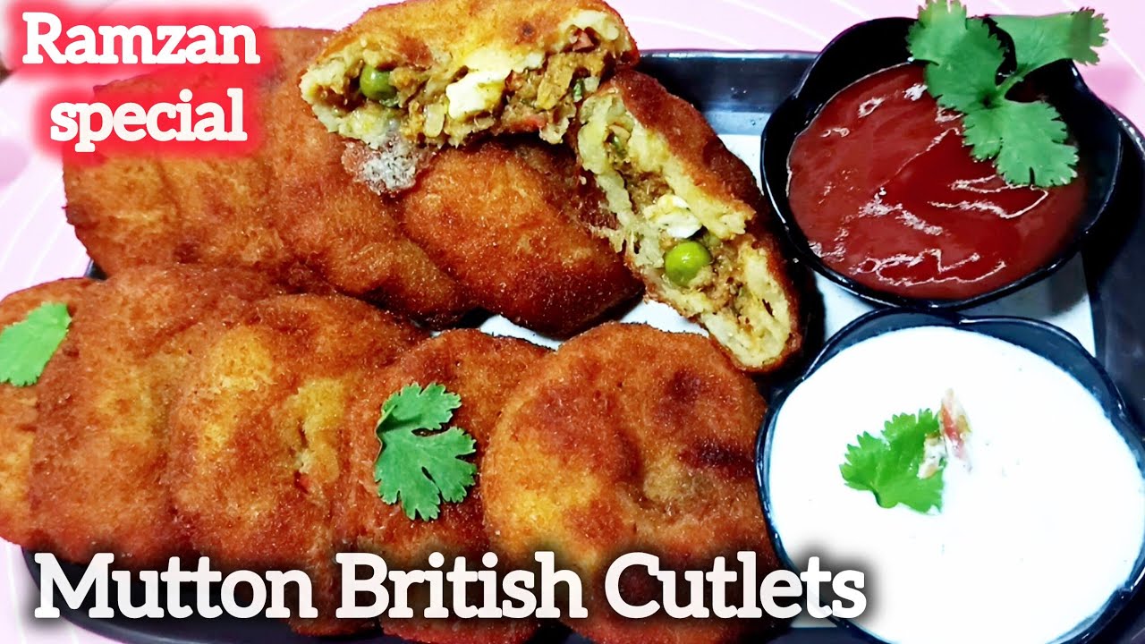 इफ्तार के लिए ब्रिटिश कटलेट बानाए पुरा रमज़ान महीने खायेंCrispy British Cutlets Recipe |viralrecipe 