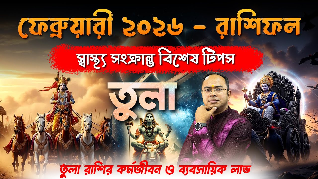 এই মাসে আপনার আয় ও ব্যয়ের ভারসাম্য | তুলা রাশির কর্মজীবন ও ব্যবসায়িক লাভ | Santanu Dey