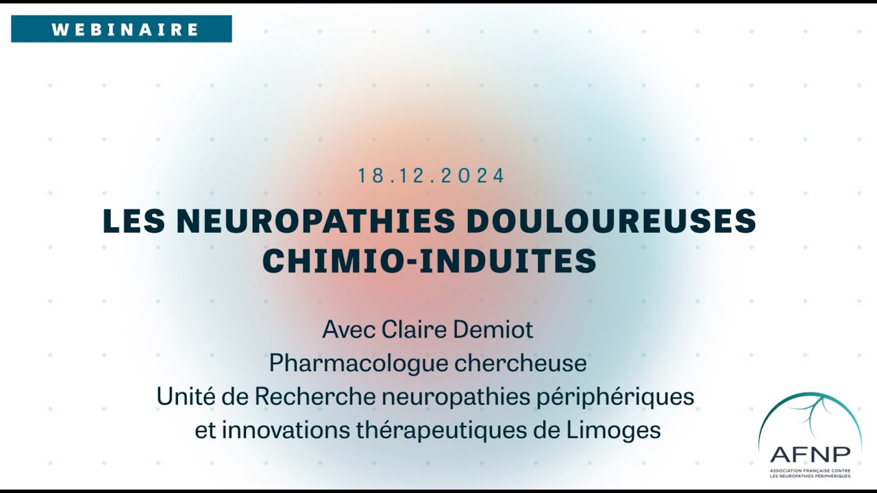 Neuropathies douloureuses chimio-induites