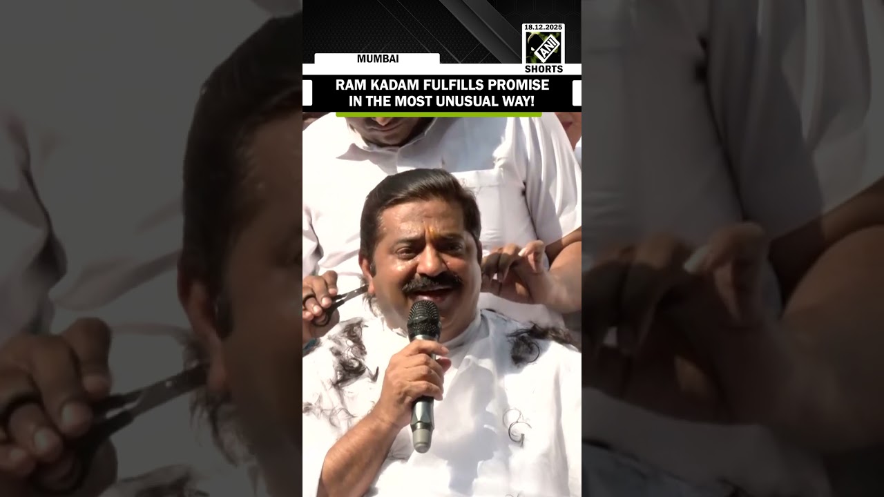 BJP&rsquo;s Ram Kadam cuts hair after 4 years, fulfilling vow to solve Ghatkopar water issue