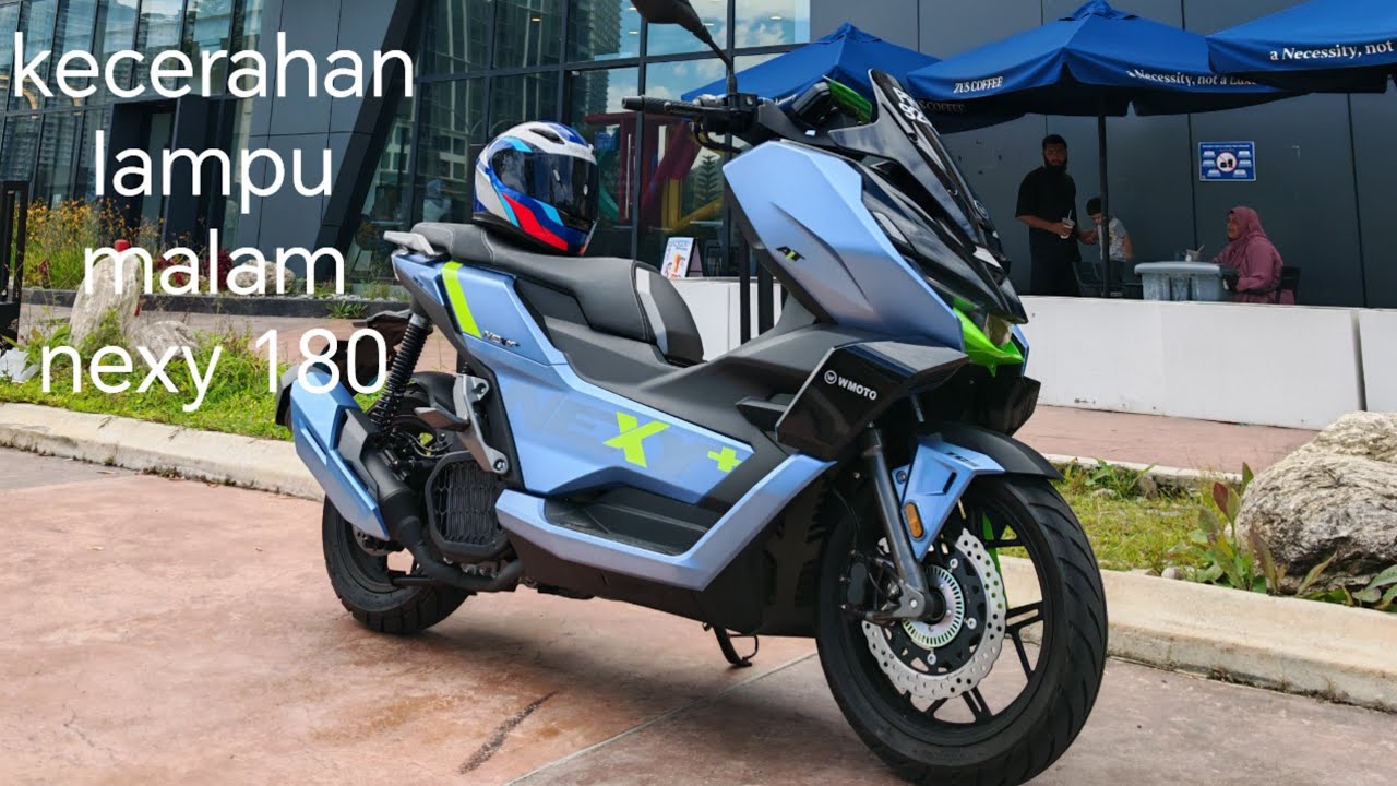 #26 Wmoto Nexy+ 180 kecerahan lampu malam
