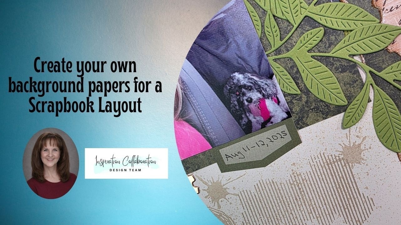 Create your own Background Papers for a Scrapbook Layout [Pixels & PaperCrafts]