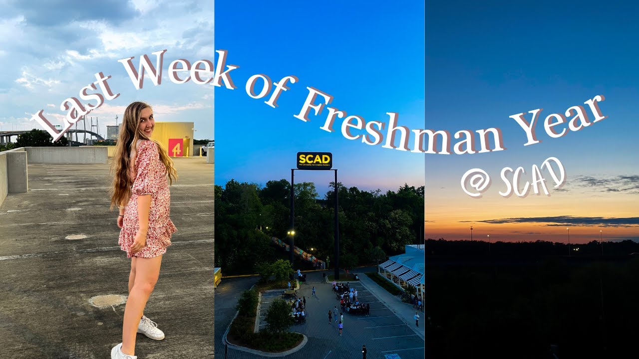 VLOG| my last week of freshman year @ scad 🐝