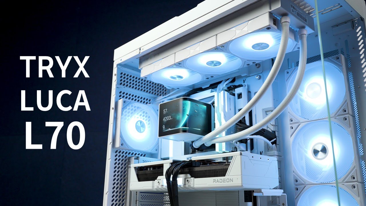 【Huan】有誰能抵擋太空星際的魅力? TRYX LUCA L70 高階旗艦機殼開箱實測 feat. ACER PREDATOR Hermes DDR5