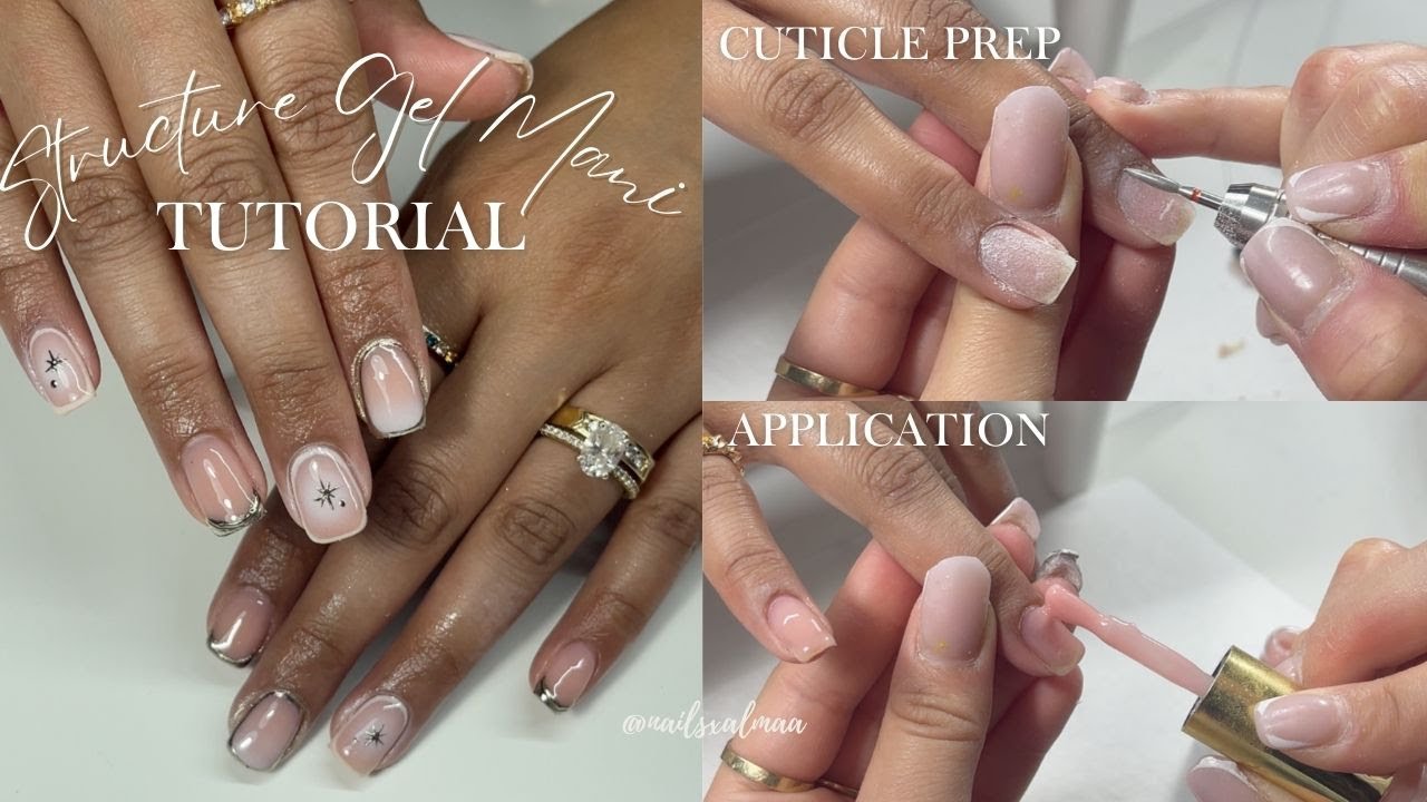 Structure Gel Mani Tutorial | Cuticle Prep | Application | Acrylic Soak Off | Beginner-friendly
