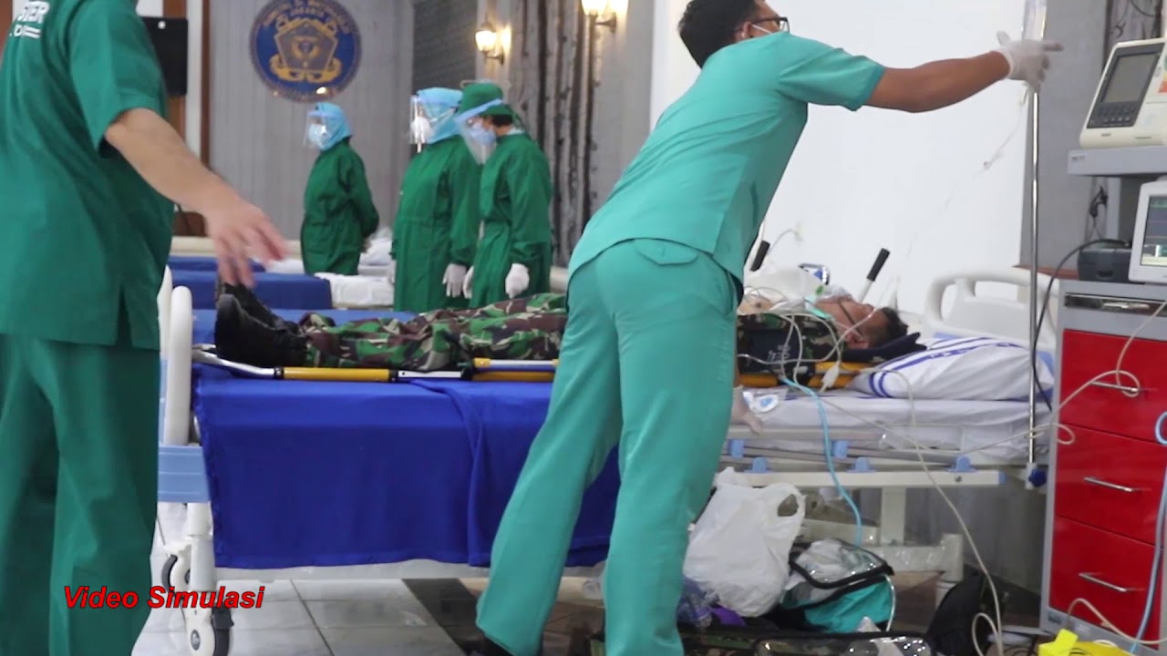 SIMULASI EMERGENCY PERTOLONGAN PERTAMA KEPADA PESERTA VAKSIN