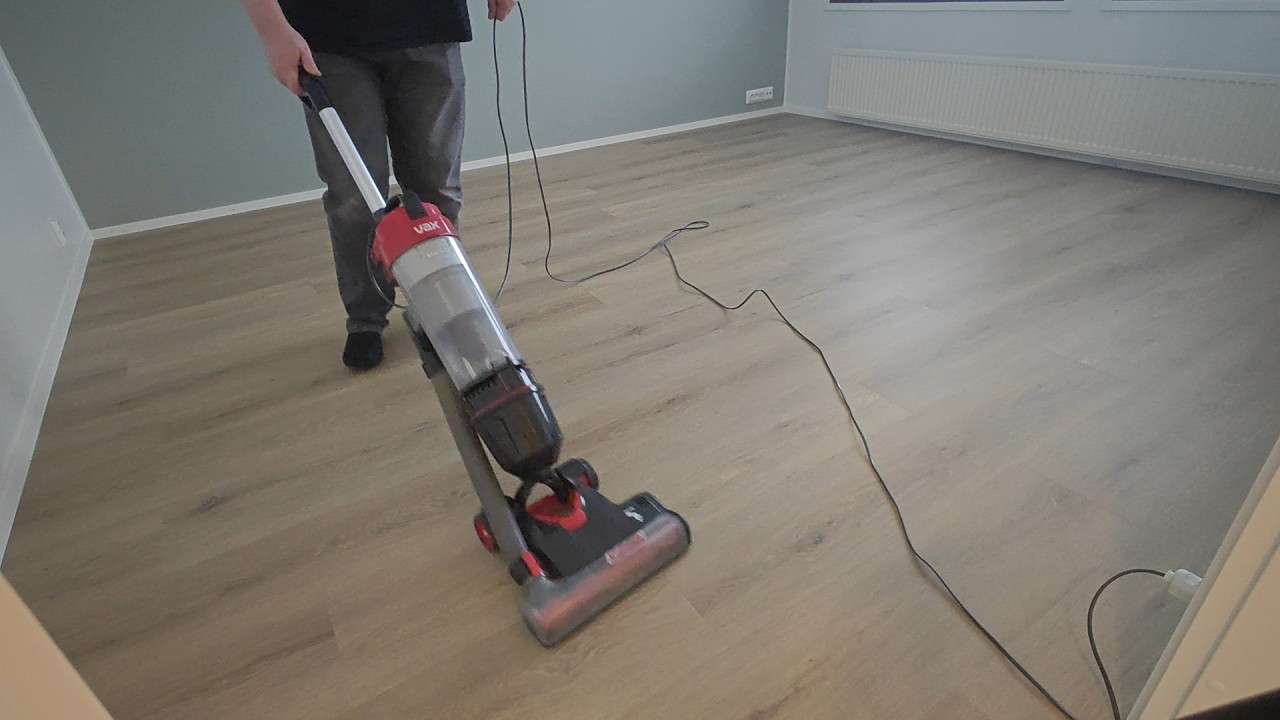 Empty Apartment Vacuuming: VAX Mach Air Revive Upright Vacuum Cleaner