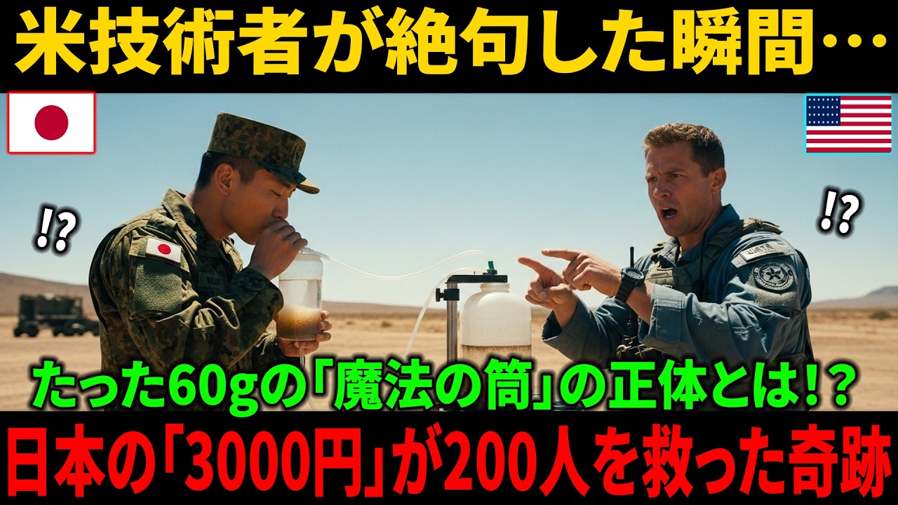 アメリカの最新テクノロジーがお手上げだったことを、なぜ日本の3,000円のアイテムができたのか？