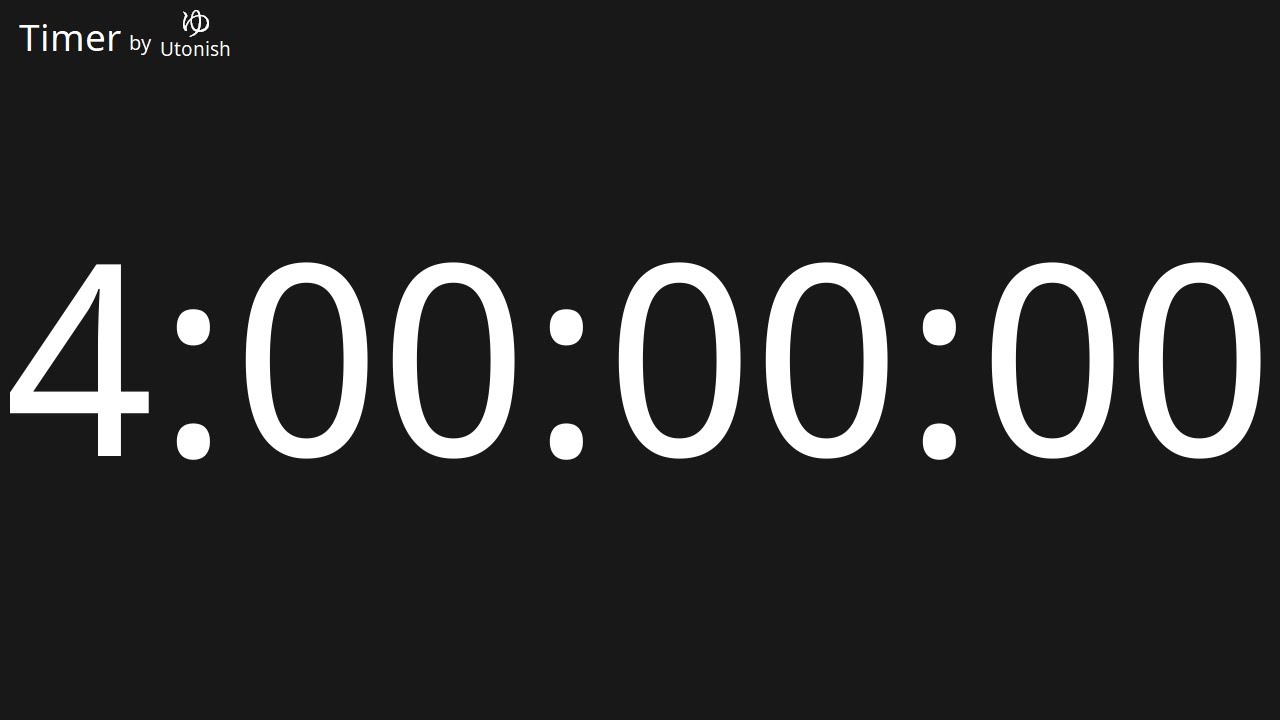 4 Day Countdown Timer