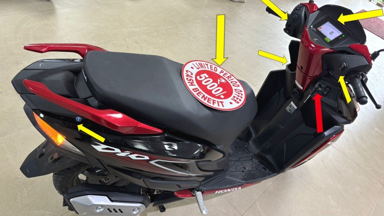 Lo Bhai 😱 Agayi 2025 All New Honda DIO 125 TFT Display Details Review | On Road Price New Changes