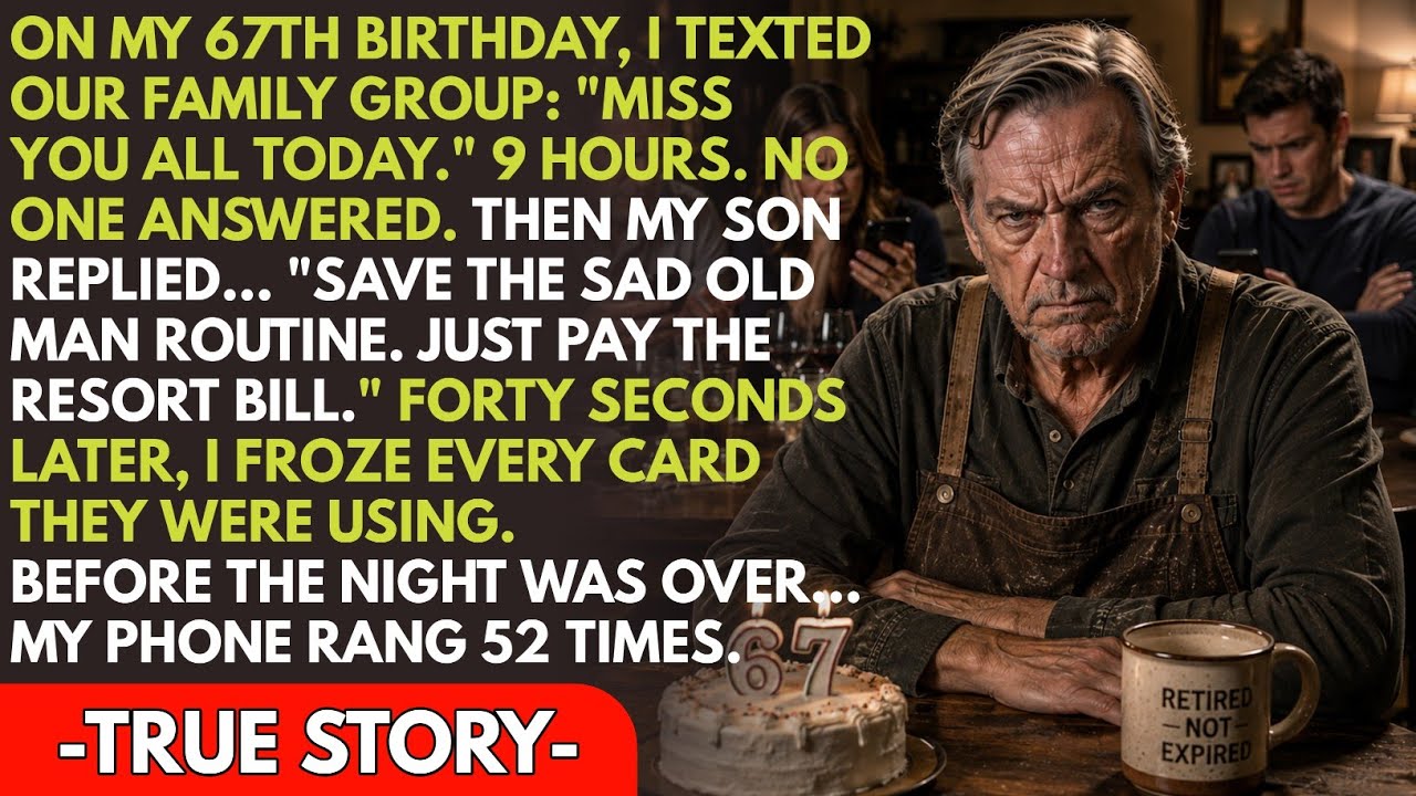 On My 67th Birthday I Waited All Day For One Word From My Children. All I Got Back Was a Bill To Pay