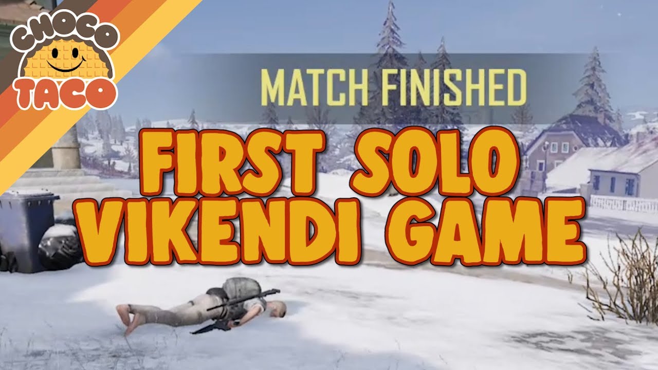 chocoTaco's First SOLO Vikendi Game - PUBG Gameplay