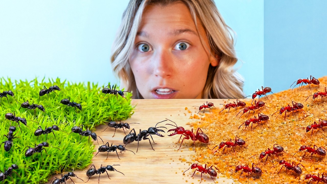 Simulating an Ant Colony for 100 Days (Rich vs. Poor)