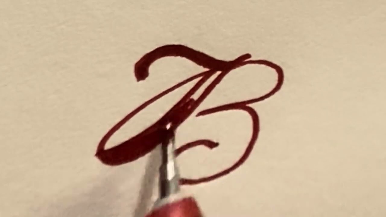 Relaxing calligraphy 