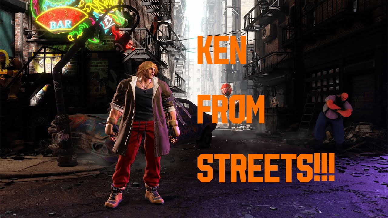 Luke from Streets gets beaten by Ken from Streets!