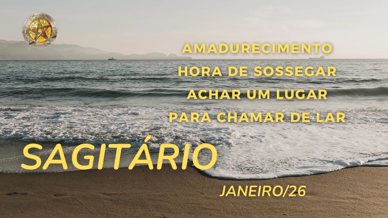 SAGITÁRIO ♐️ HORA DE ACHAR UM LUGAR PARA CHAMAR DE LAR 🏠❤️🥹🥰🙌🏻🏡