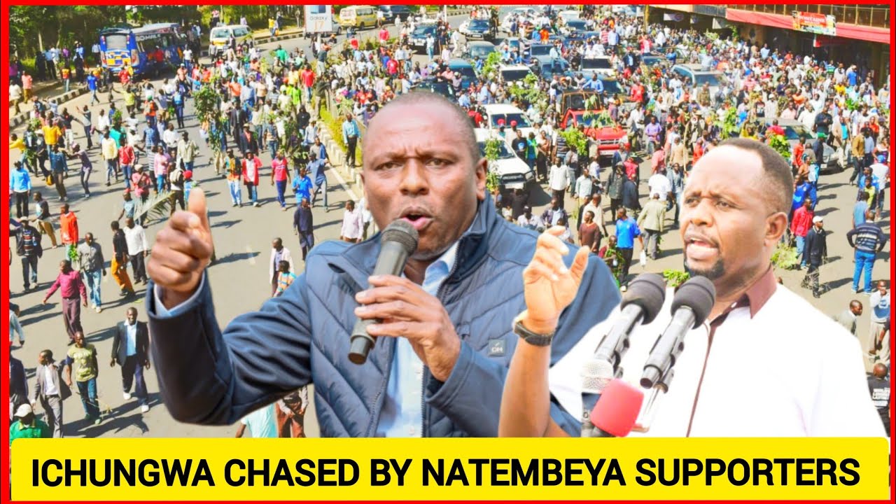 Toka hapa! Kimani Ichungwa heckled and chased in Western Kenya today for attacking Natembeya again