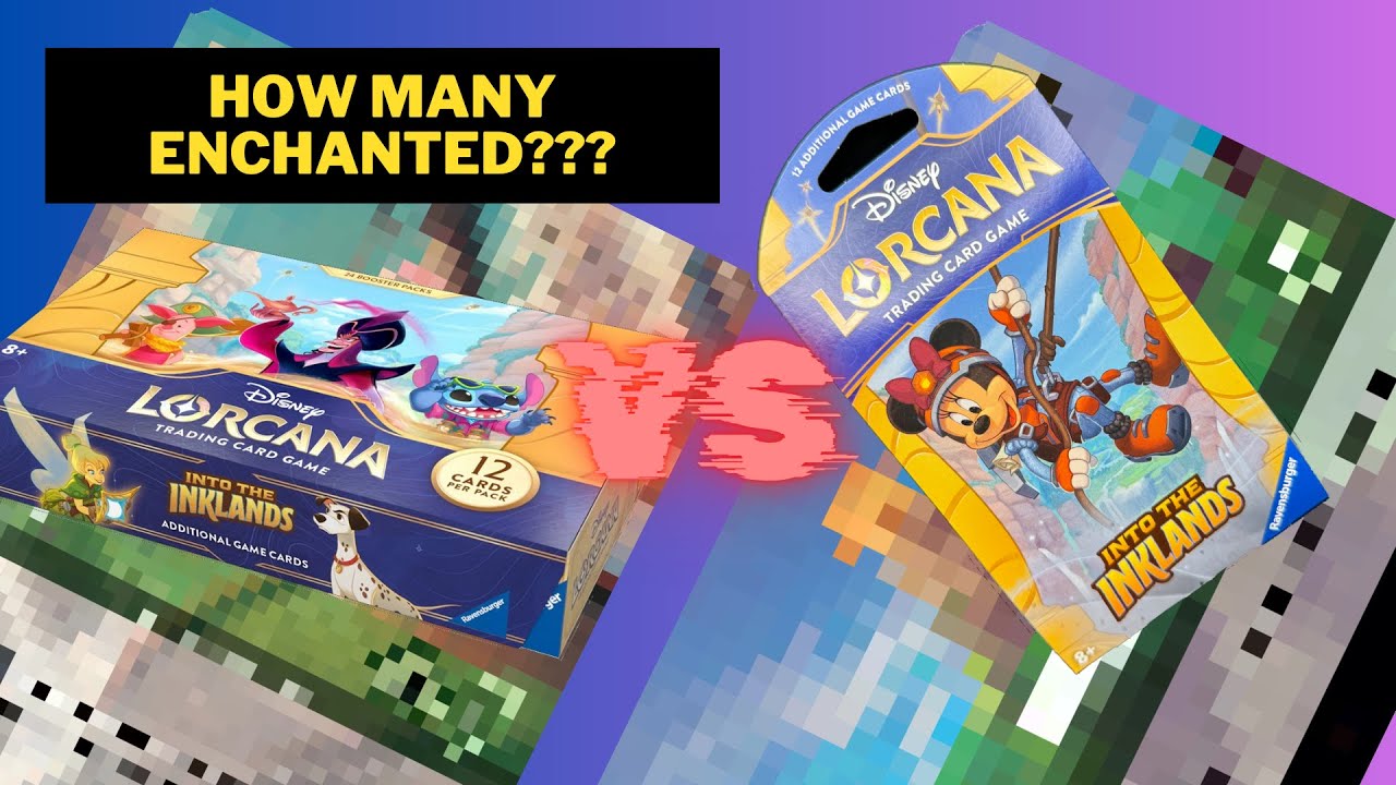 Booster Box or Blister Pack: Which Has The Better Pull Rate?? Disney Into The Inklands Lorcana TCG