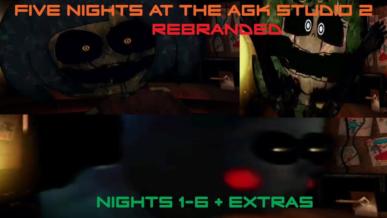 Five Nights at AGK Studio 2: Rebranded | Nights 1-6 + Extras