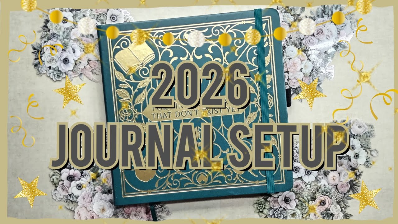Setup My New Journal For 2026 - First Time Using A Square Dot Grid!