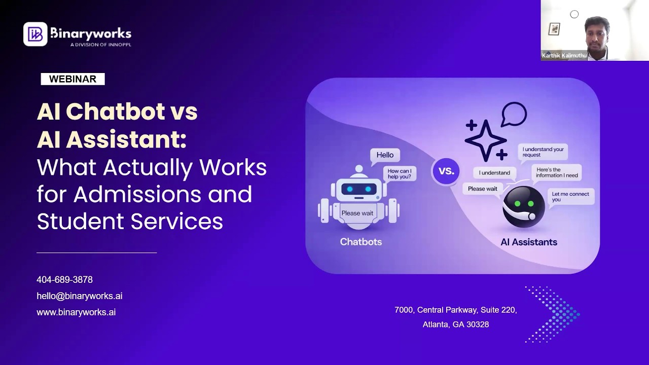 AI Chatbot vs AI Assistant: What Actually Works for Admissions and Student Services
