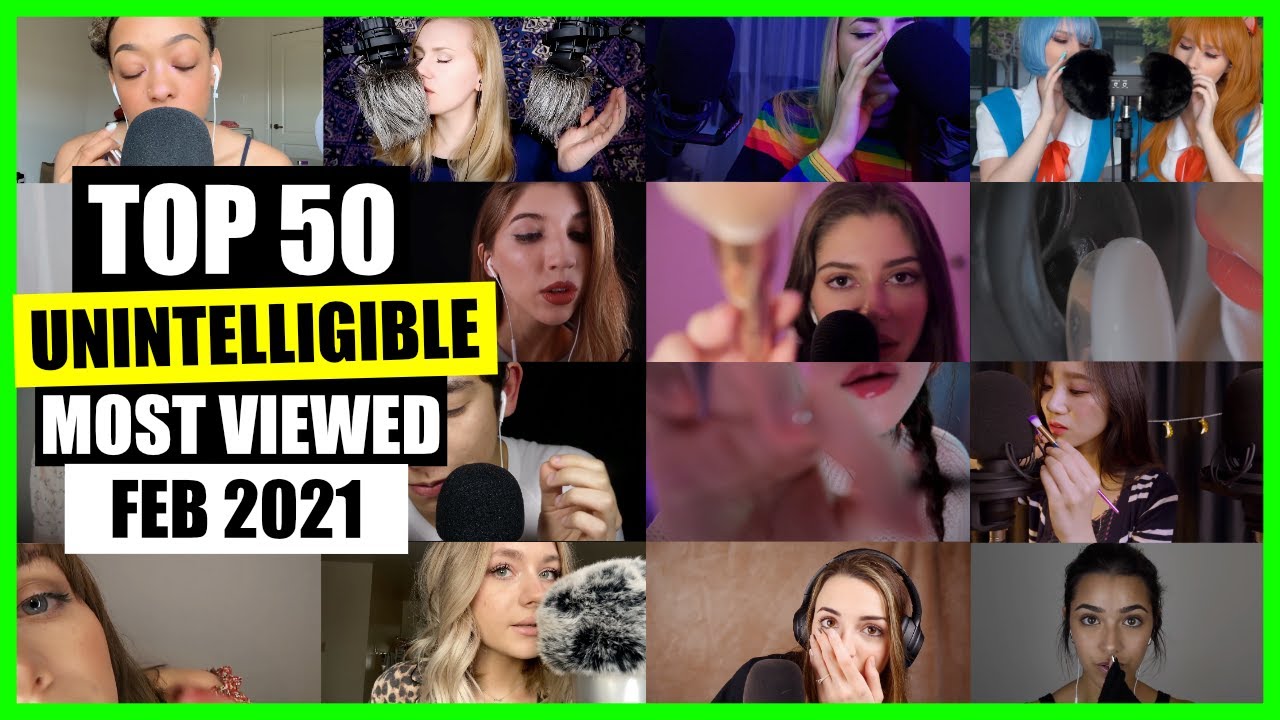 ASMR / неразборчиво (шушуканье, Звуки рта) / TOP 50 / ASMR Charts