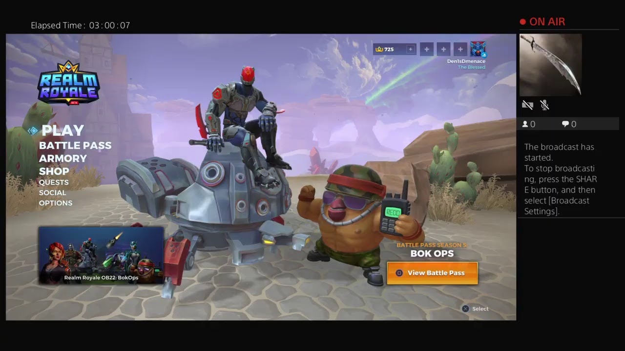 Den1sDmenace's Live PS4 Broadcast