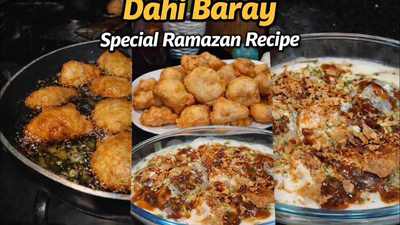 Dahi Baray Ramzan special recipe by Cooking with Sana 