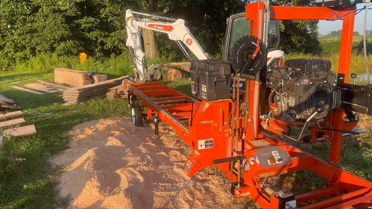 Woodmizer LT15 vs 7 RED OAK LOGS
