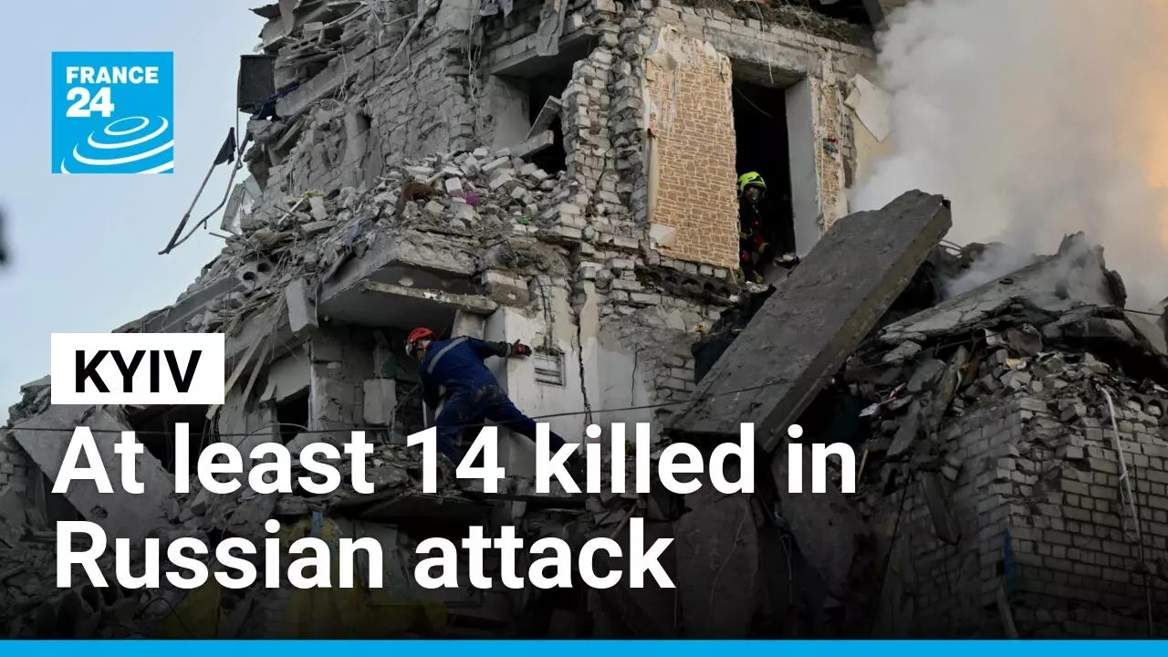 At least 14 killed in Kyiv after second massive Russian attack &bull; FRANCE 24 English