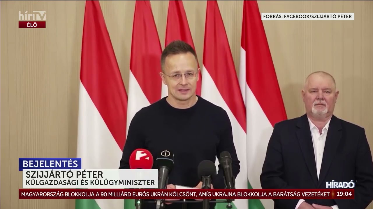 Magyarország blokkolja az Ukrajna számára megszavazott 90 milliárd eurós hadikölcsönt - HírTV
