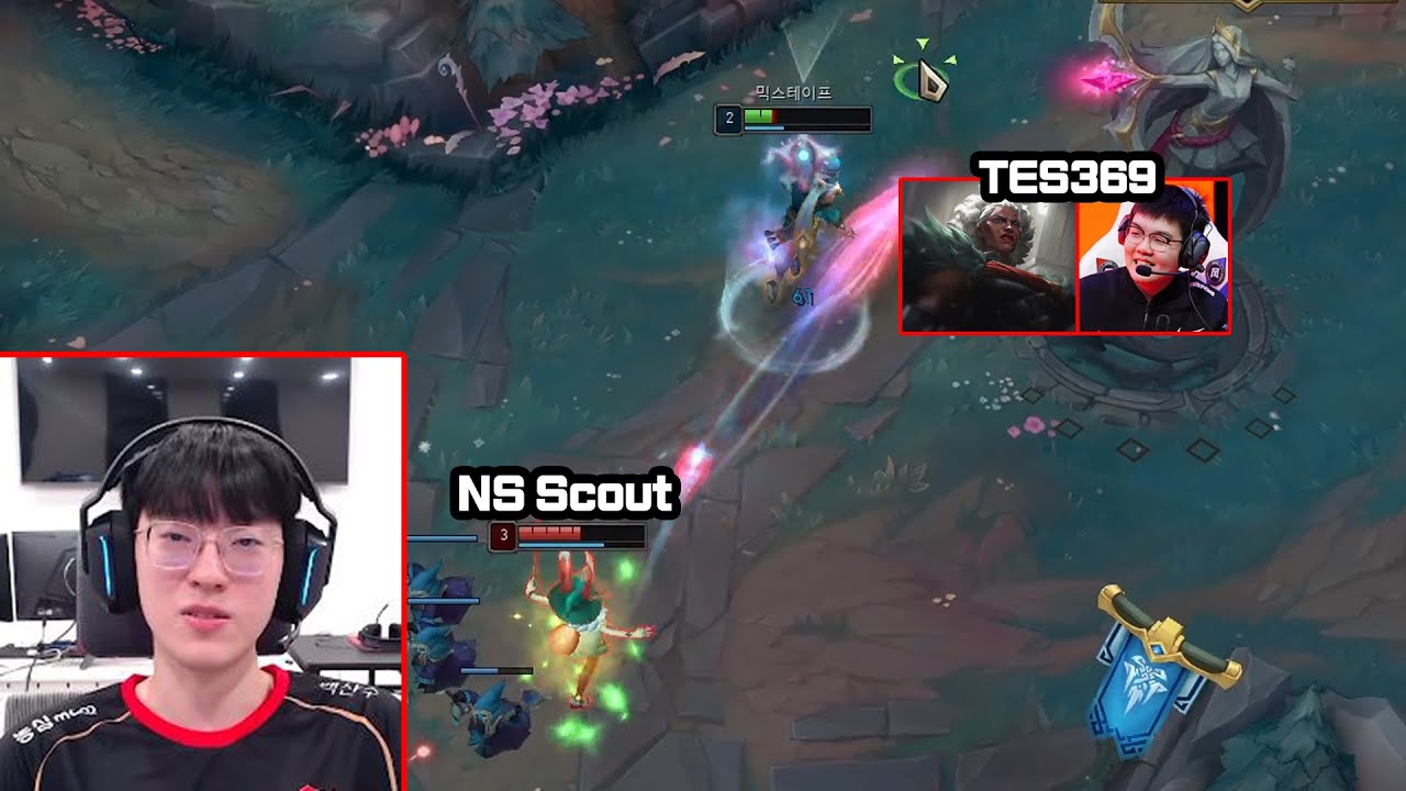 솔랭에서 만난 LPL 레전드 선수들(Scout님, 369)