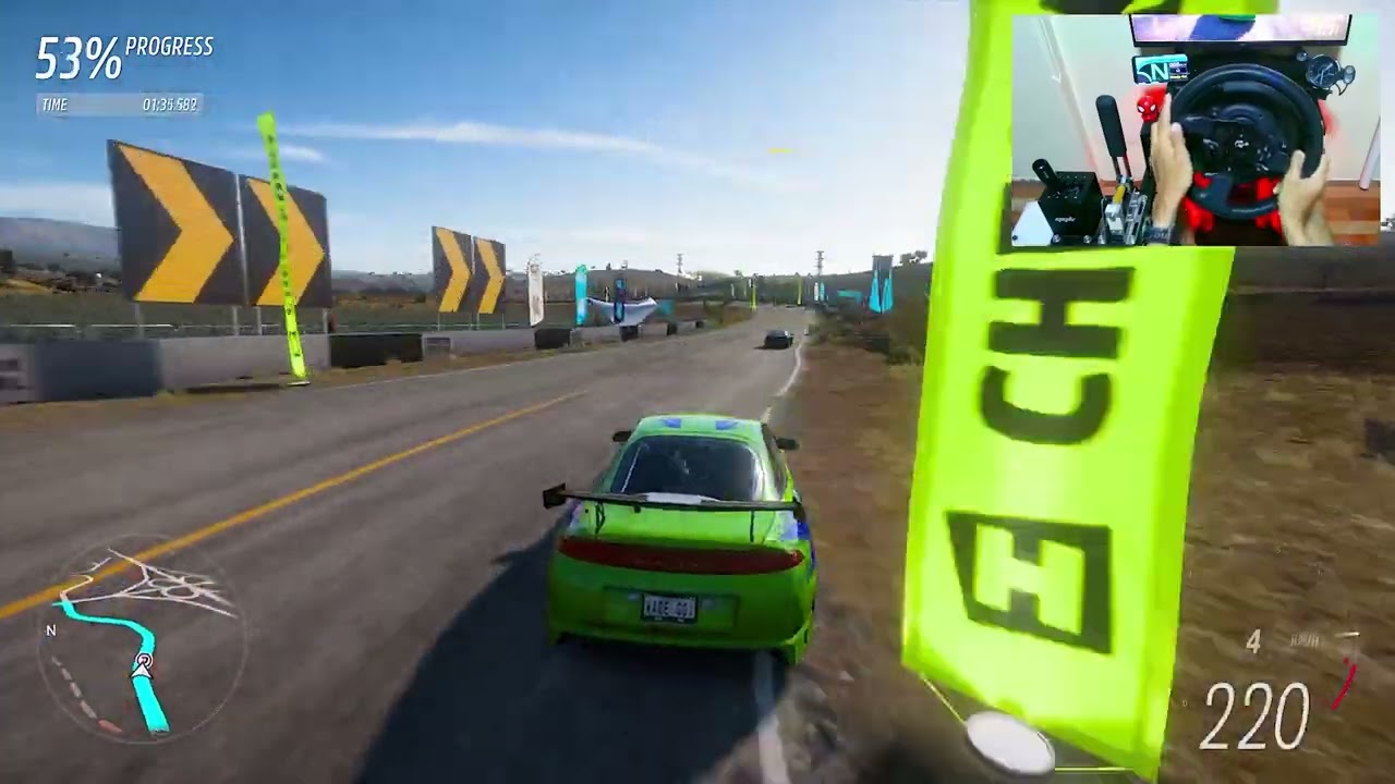 Mitsubishi Eclipse GSX - Forza Horizon 5【Wade Go】4K - I Dag Race​ EP.2 - Thrustmaster T300RS