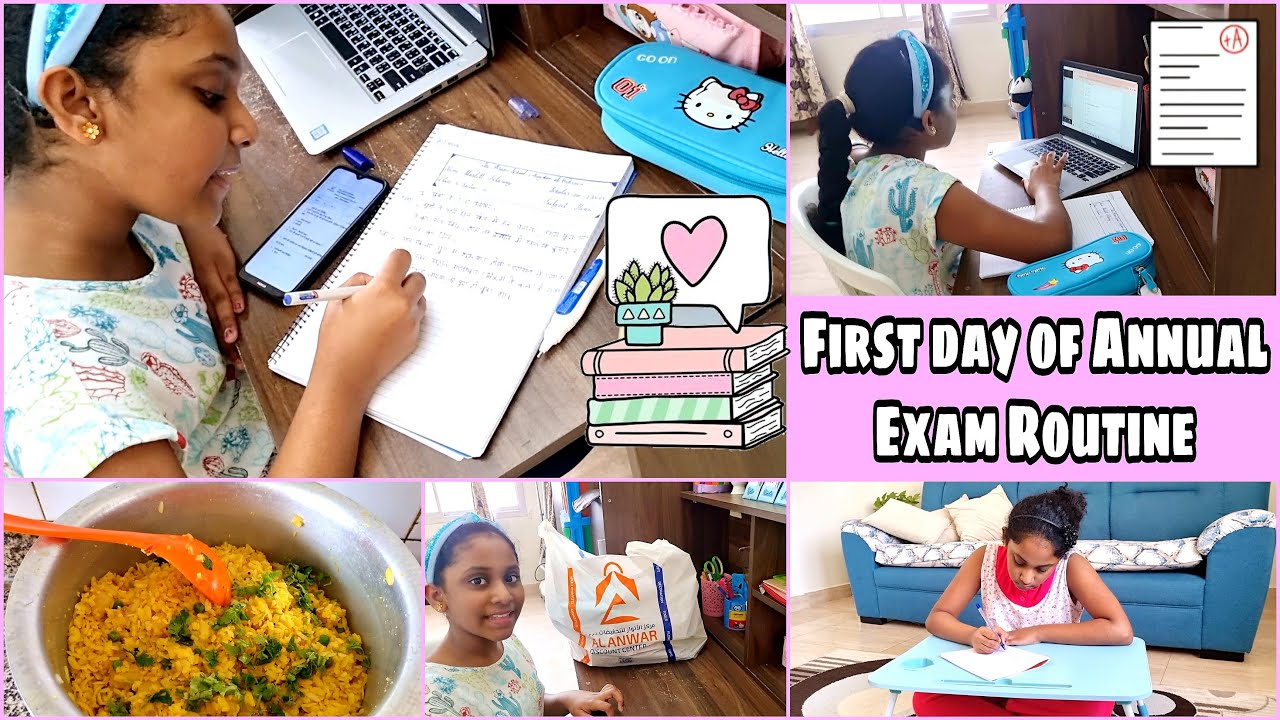 Starlett First Day Of Annual Exam Routine/Stationary Organize/ Exam PRE-PREP/Morning To Evening Vlog