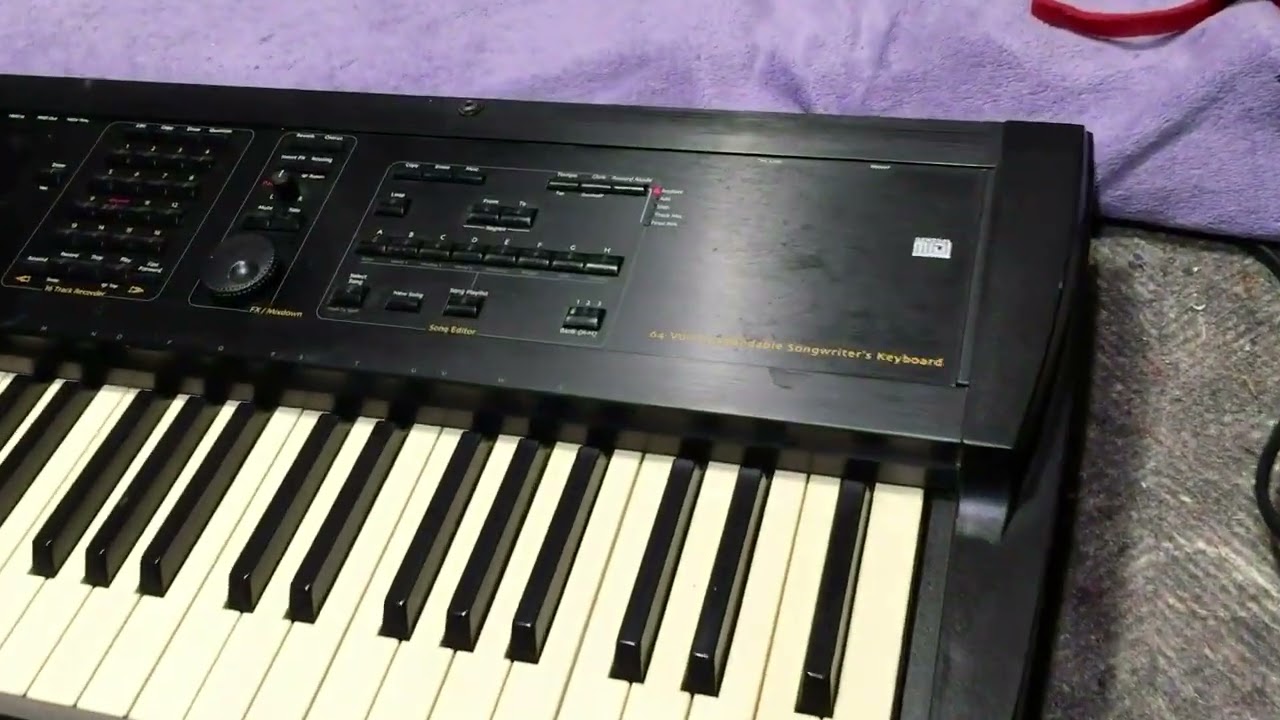 Keyboard Crown jewel the Ensoniq MR-76 Workstation with Kris Nicholson￼
