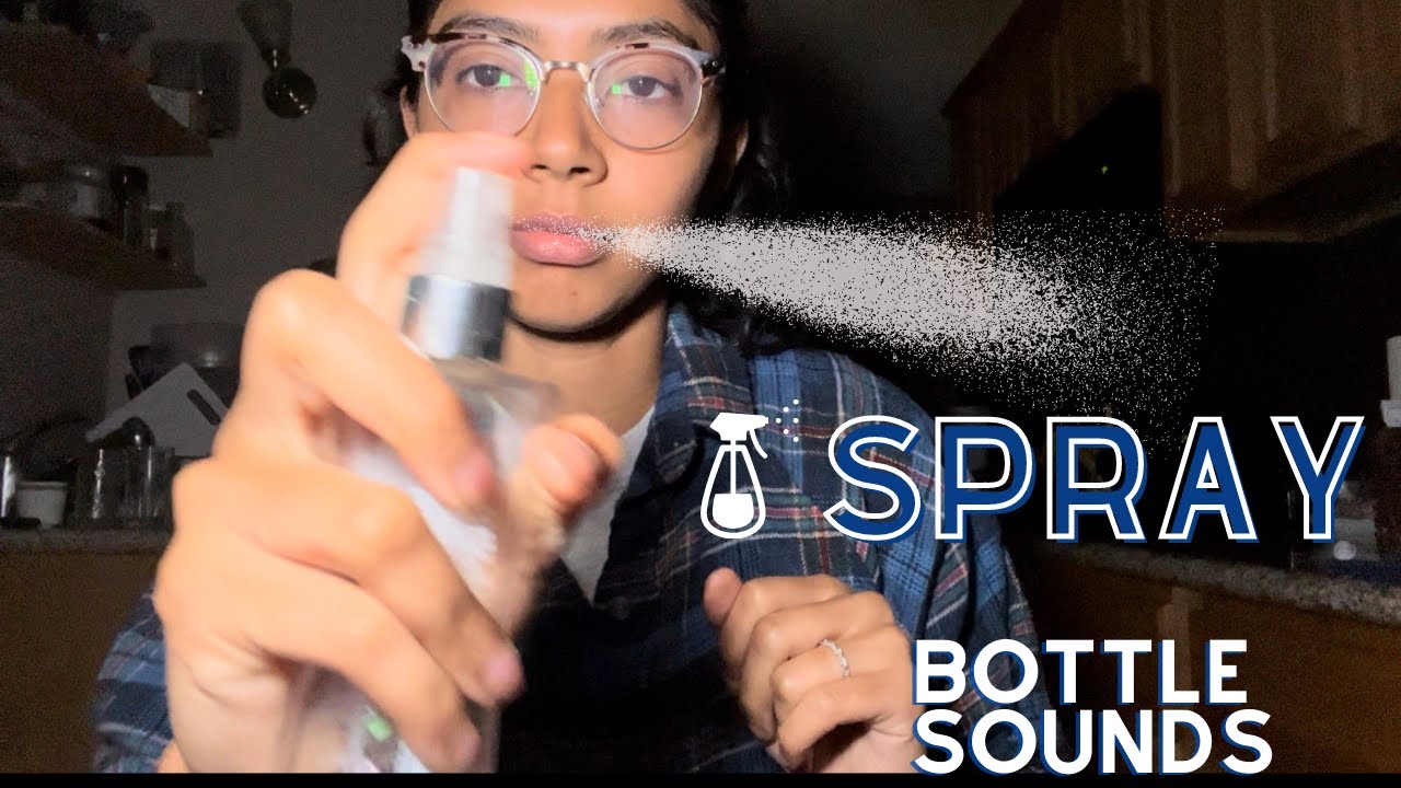ASMR: Spray Bottle Sounds - Minimal talking