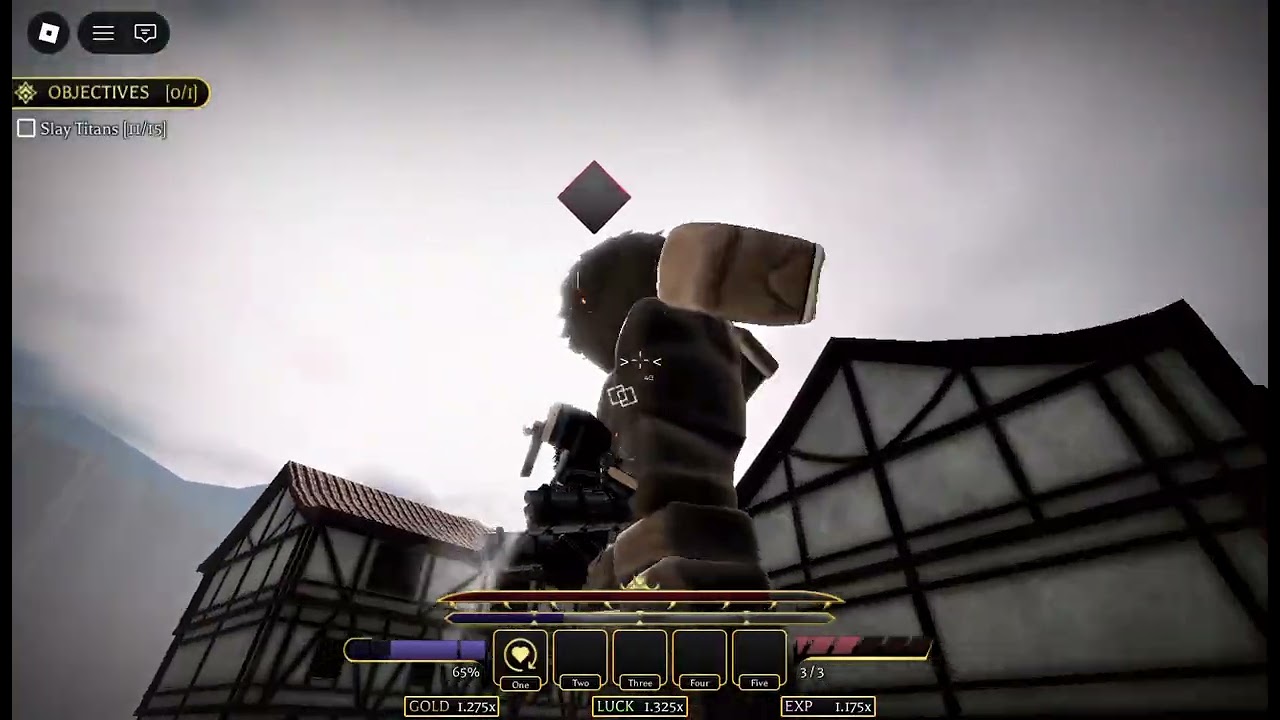 Roblox AOT Revolution chém titan rất bình thường ( đừng quan tâm)