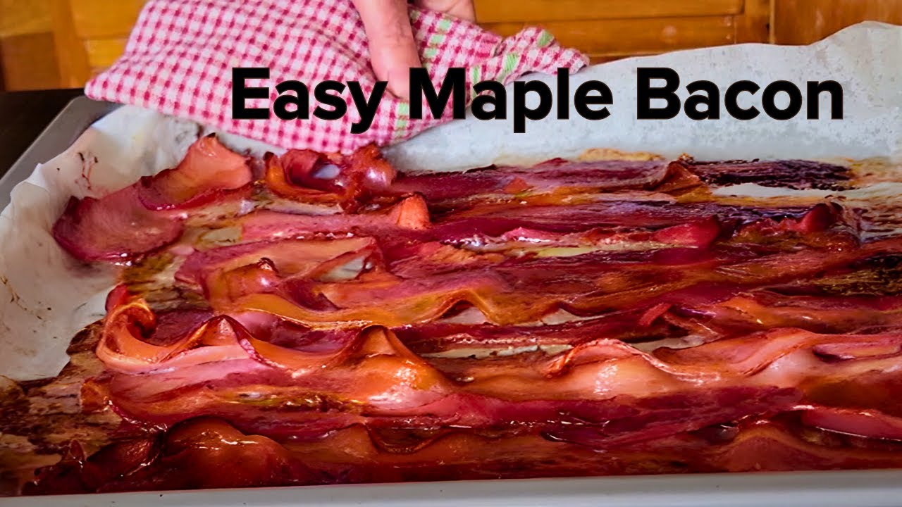Maple Bacon in the Oven – Sweet, Savoury & So Easy