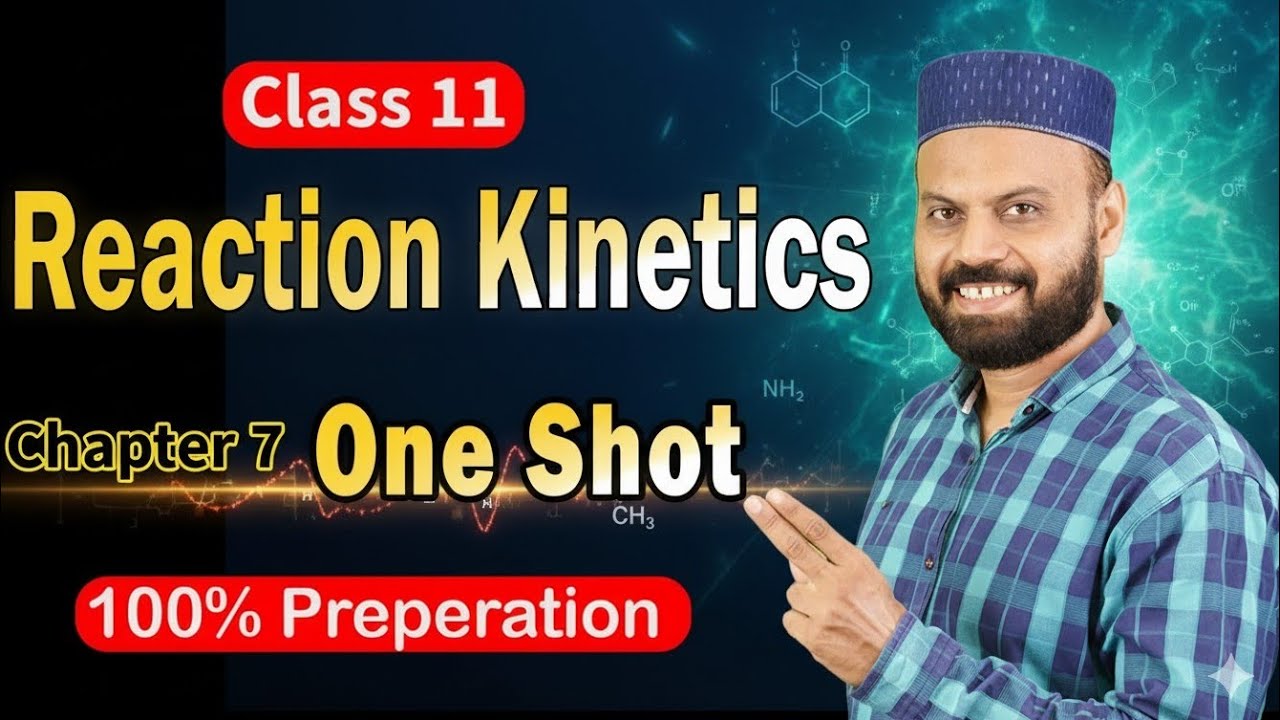 Reaction Kinetics Full Chapter | Class 11 Chemistry New Book | Rate of Reaction, Order, Catalyst