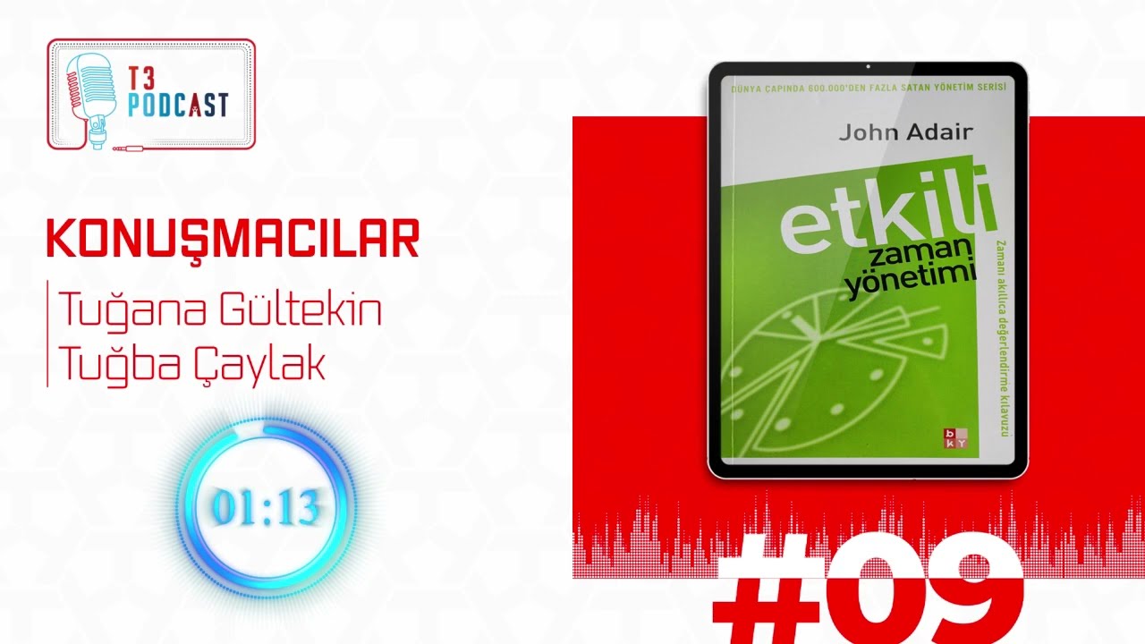 T3 Podcast S2-B09 | John Adair - Etkili Zaman Yönetimi