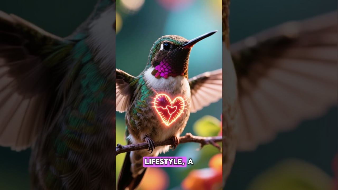 this tiny bird fly backward, hover in mid air, beat its wings faster than human eye can see. #bird