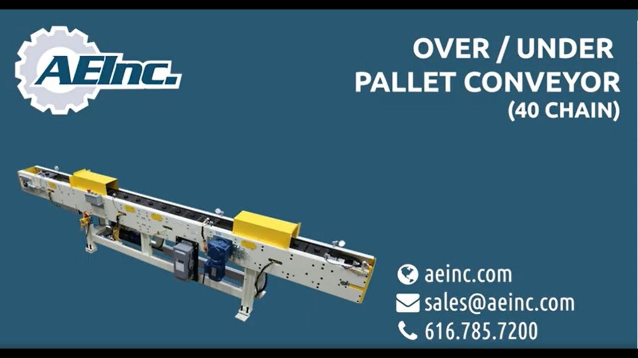 AEI Over Under Pallet Conveyor - 40 Chain (4442)