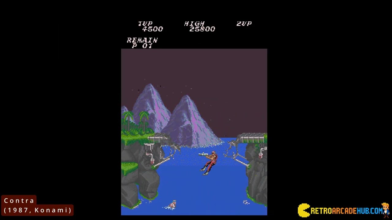 Contra (1987, Konami) for ARCADE