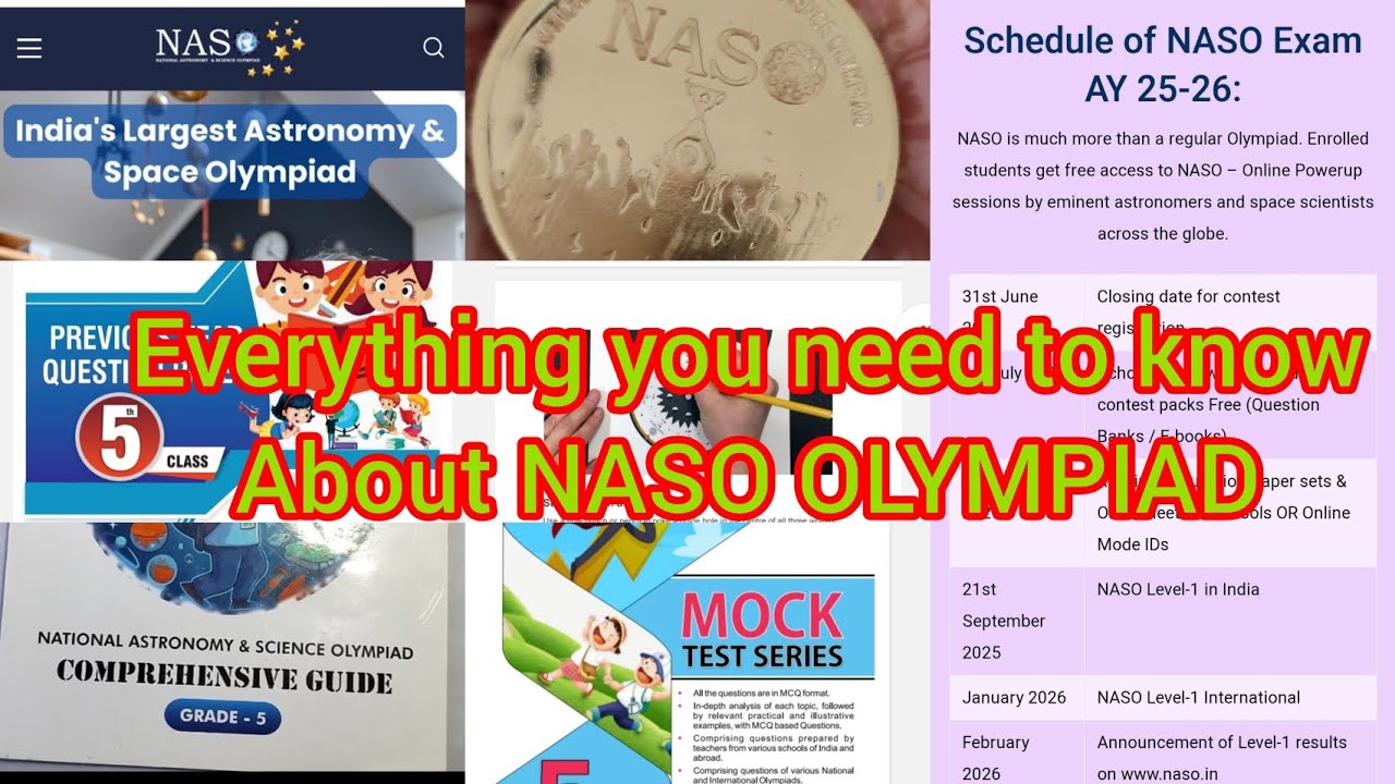 National Astronomy and Science Olympiad #NASO