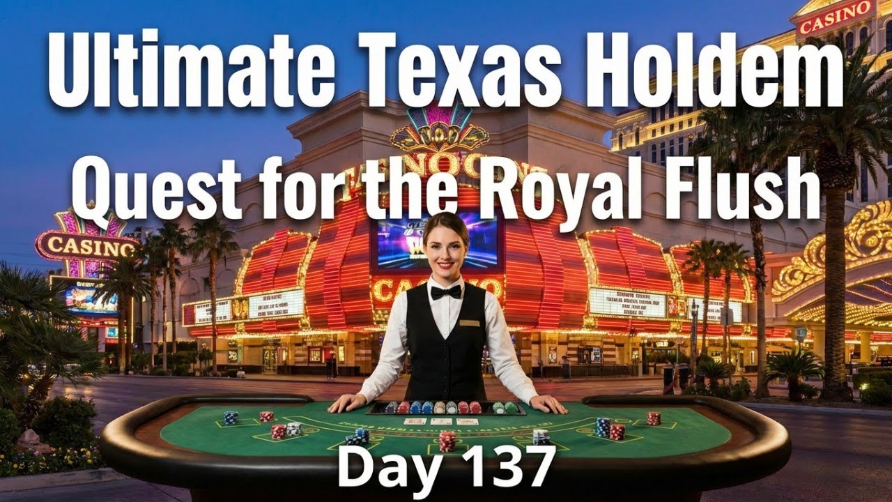 Ultimate Texas Holdem - Quest for the Royal Flush - Day 137:  It must be Winter!