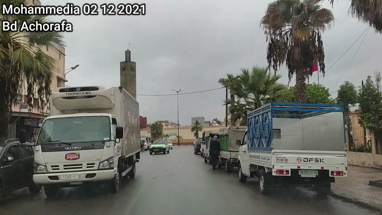 Mohammedia 02 12 2021 - Bd Achorafa - شارع الشرفاء - مدينة المحمدية المغربية
