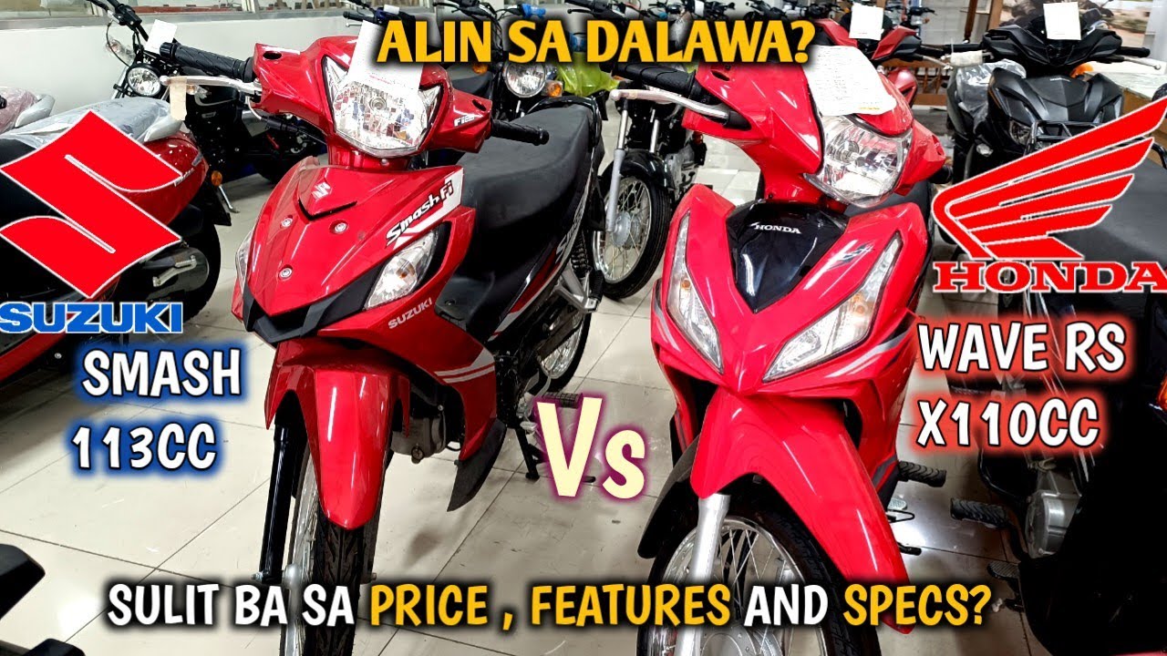 SULIT PARIN BA?  SUZUKI SMASH 113 VS HONDA WAVE RSX110  , QUICK COMPARISON @crisridemotovlog