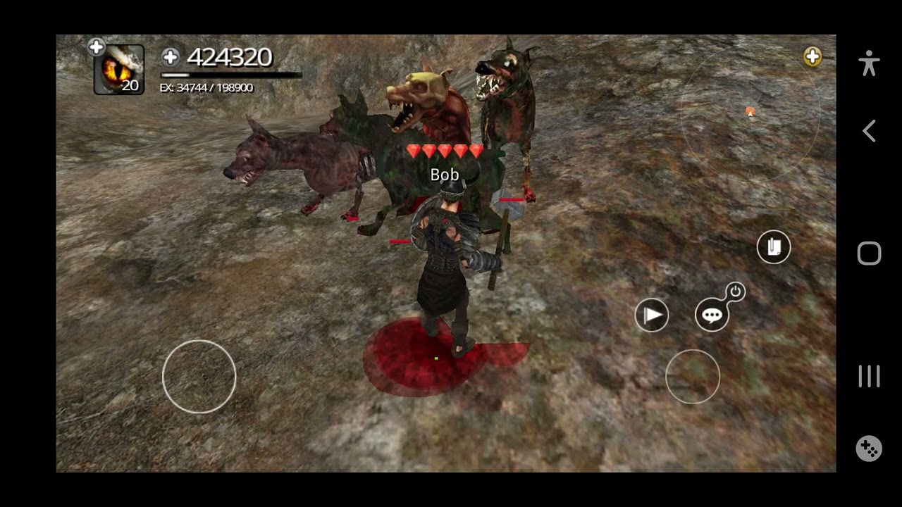 Furious Bob The Barbarian vs Angry Zombie Dog Boss AKA Hellhound 4Force Online Hellgate 1